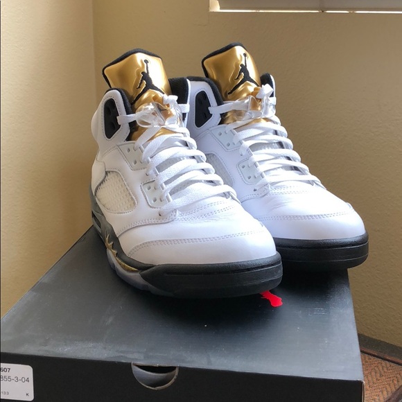 Jordan Other - Gold coin Jordan 5’s